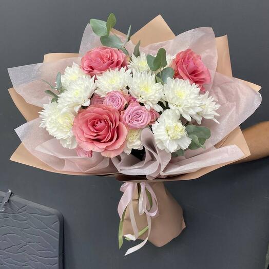 Сборный букет из роз