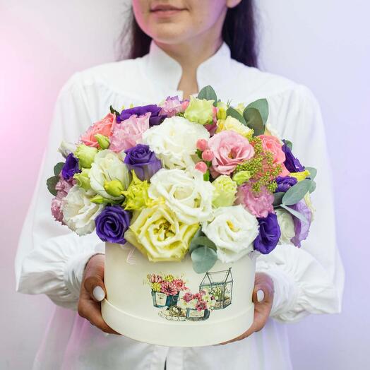 Hatbox "Plus to a good mood"