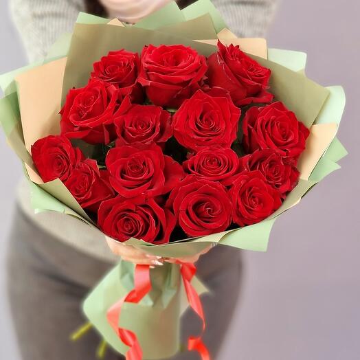 15 красных роз🌹для мамы