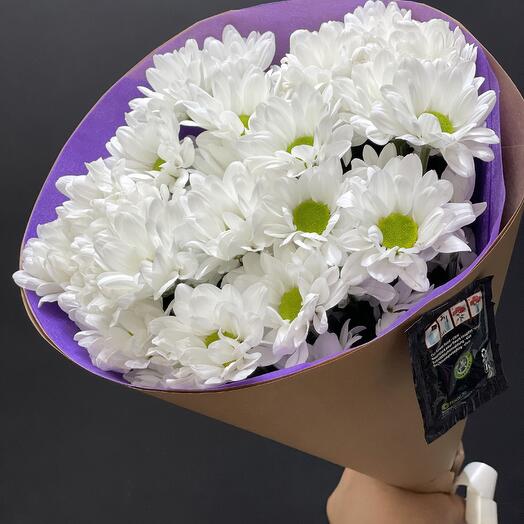 Bouquet of 5 bush Chrysanthemums