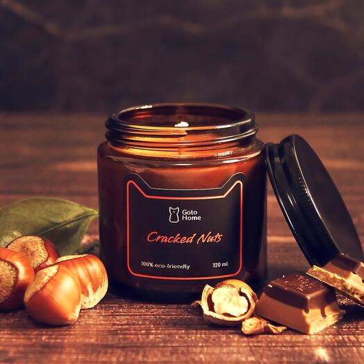 Aromatic candle "Nut bar", 120 ml