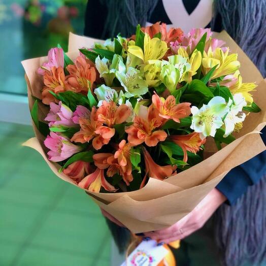 Bouquet of alstroemeria