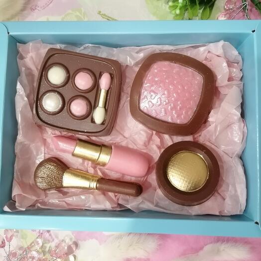 Set de cosméticos de chocolate