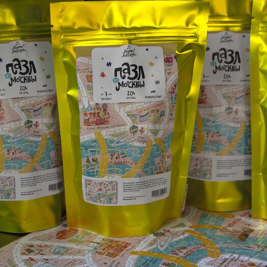 Пазл «Карта Москвы»