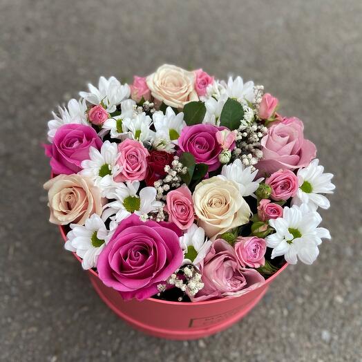 Цветы в коробке