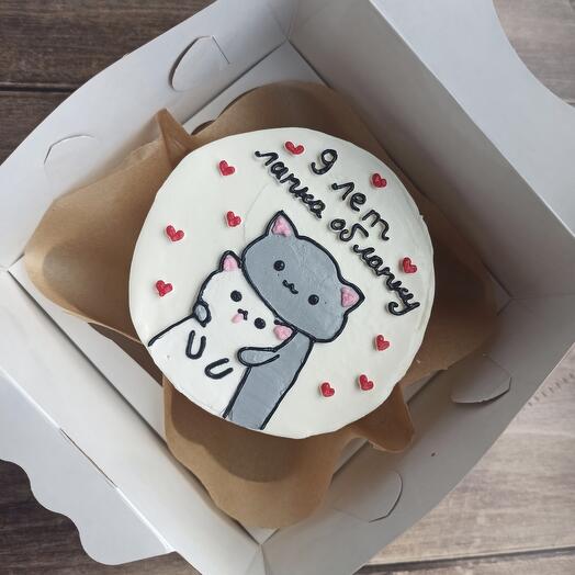 Бенто - торт с котиками