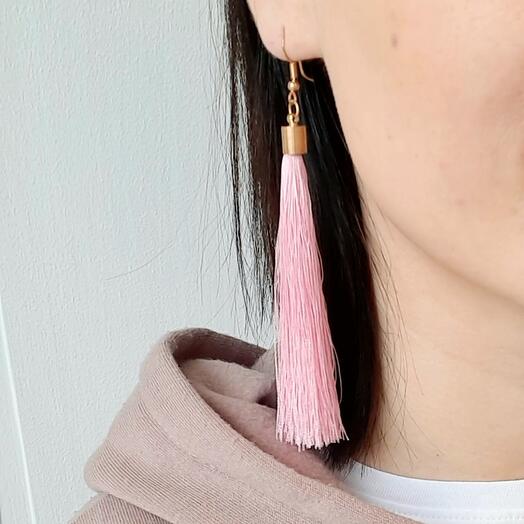 Серьги кисточки