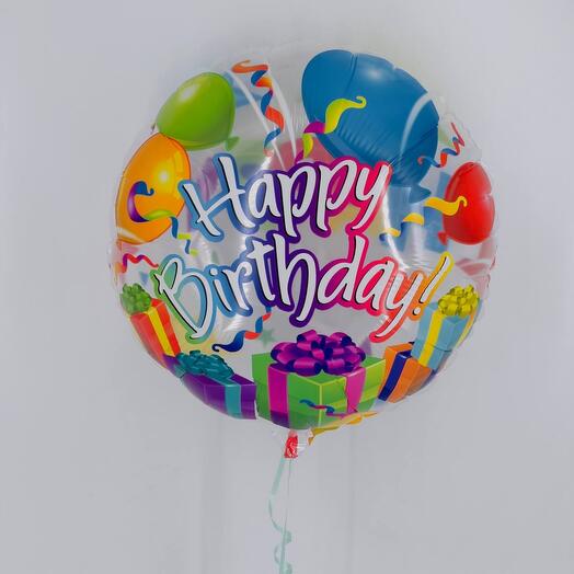 Воздушный шар happy birthday