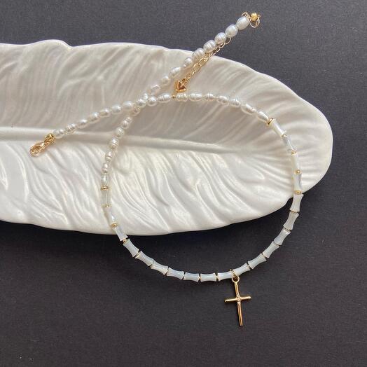 Чокер «Жемчуг Перламутр»