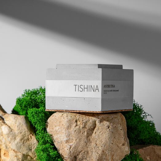 Ароматическая свеча TISHINA, 100 мл