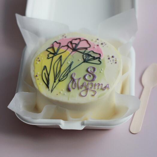 Стильный бенто-торт в подарок на 8 марта девушке