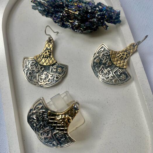 Серебряный комплект