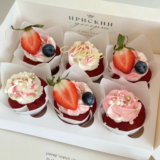 Капкейки с ягодками