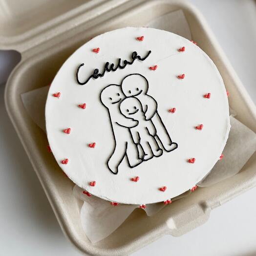 Бенто торт «семья»