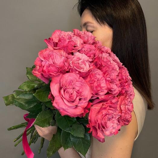 Bouquet of 9 Ecuadorian roses Country blues