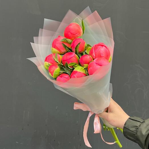 Coral peonies