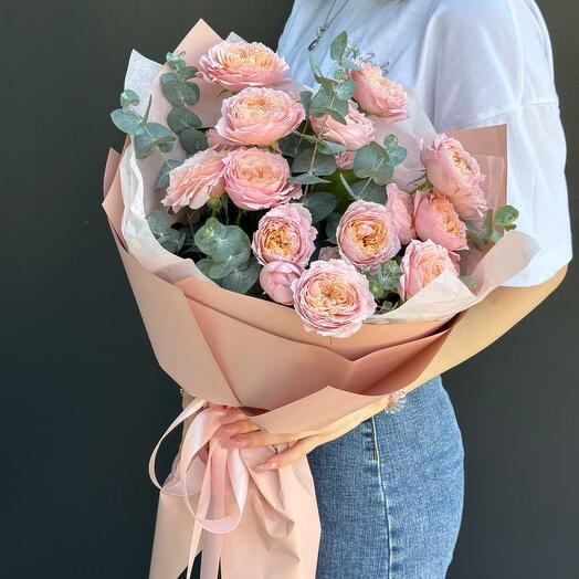 Букет Персиковая Джульетта