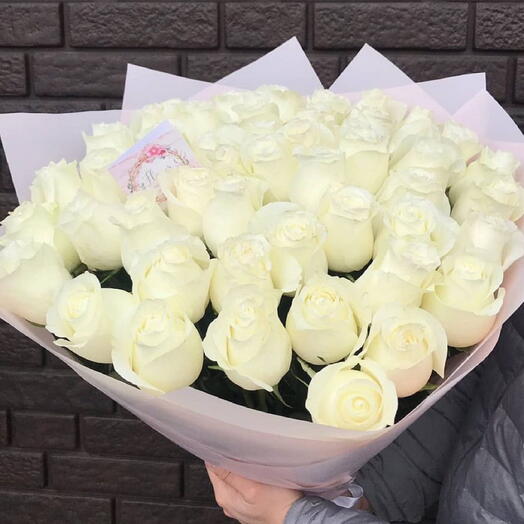 51 white Roses