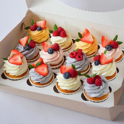Cupcakes | Cupcakes with berries