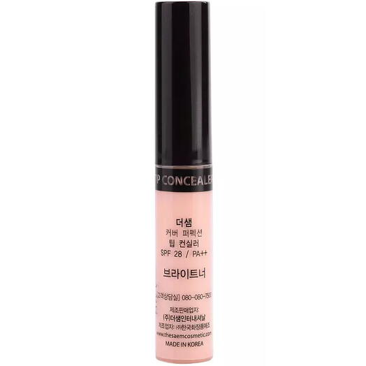 The Saem Cover Perfection Tip Concealer Консилер для маскировки недостатков кожи - Peach Beige - 6,5 г