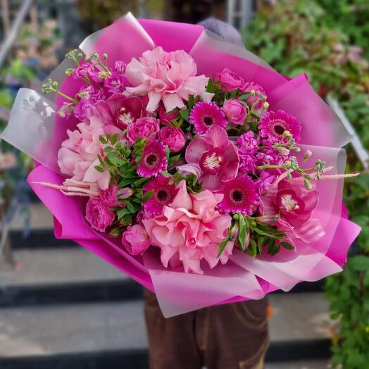 Букет 🎀🎀🎀в розовом исполнении