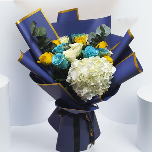 Bouquet of "Blue Elegance"