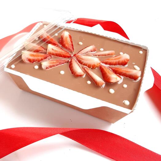 Шоколадный десерт «MILKA-рай» маме, девушке, мужу,  папе, 14 февраля