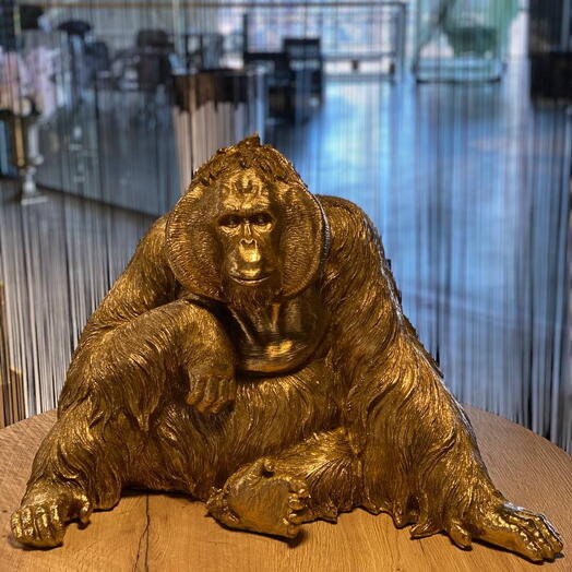 Statuette &quot;Orangutan sitting&quot;, 53 cm