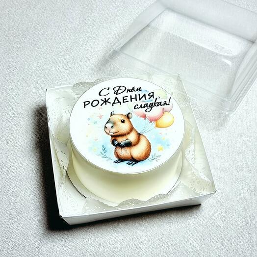 Бенто торт "Капибара"