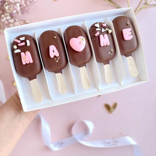 Подарок для МАМЫ / набор пирожных эскимо картошка, маме