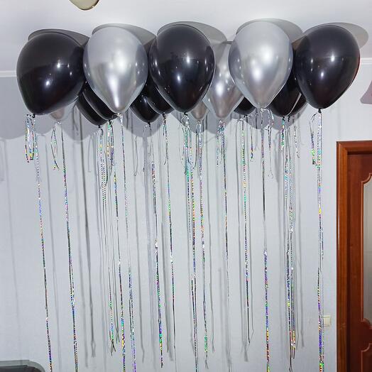 15 шаров под потолок
