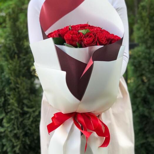 Bouquet of 25 red roses