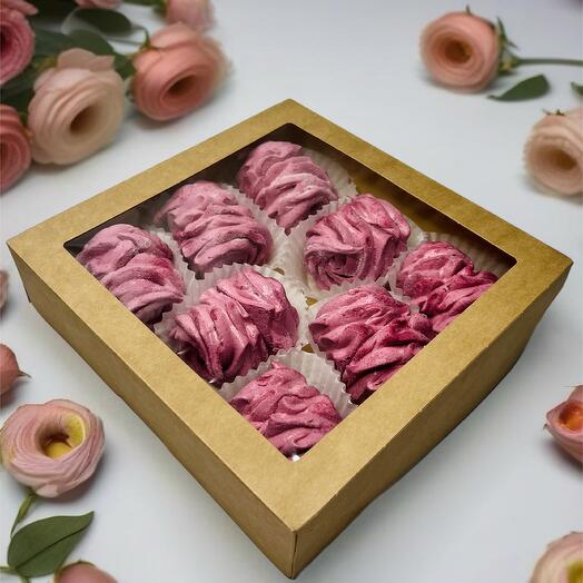 Marshmallow cherry curls 8 pieces