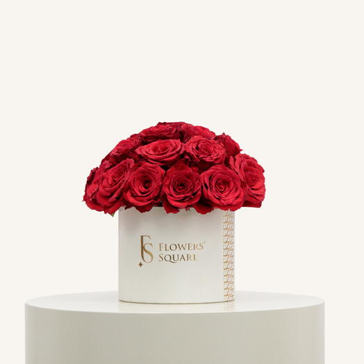 25 Red Roses Box Small