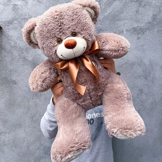 Big teddy bear 85 cm coffee Michel