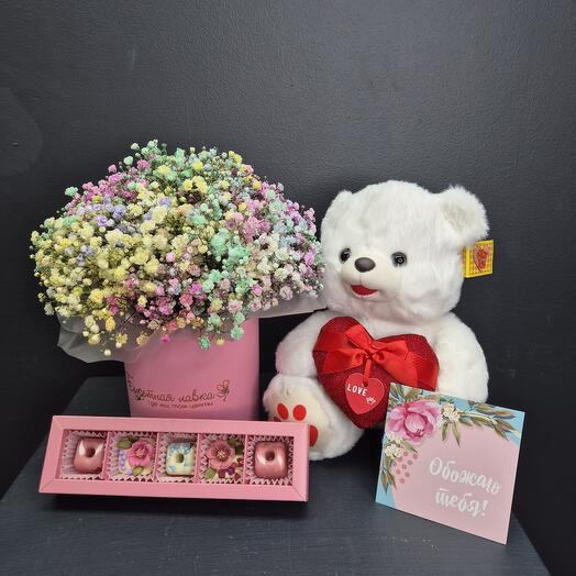 Подарочный набор  ОБОЖАЮ ТЕБЯ