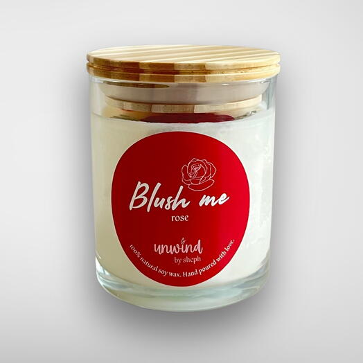 Blush Me Rose Candle