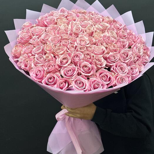 101 pink roses