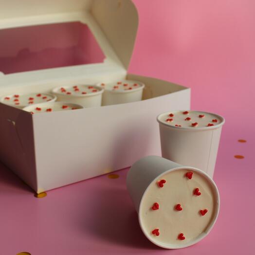 Торт в стакане 6 шт С ВАШИМ ОФОРМЛЕНИЕМ (Cake to go / Трайфл)