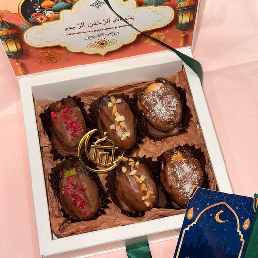 Финики в шоколаде на Рамадан стандартная упаковка