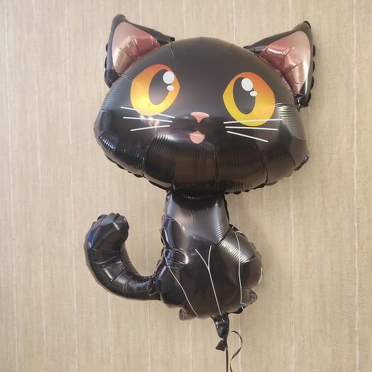 Фигура кошка чёрная
