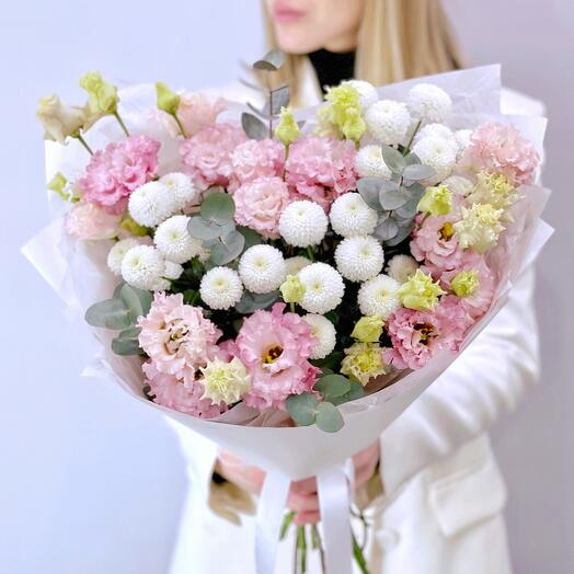 Bouquet "Meringue with cream". Art. 20239