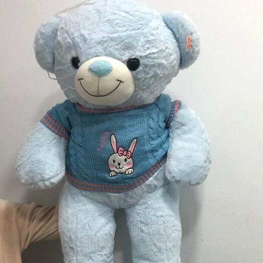 Oso de Peluche Azul 1 Metro