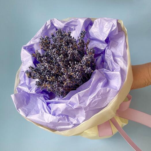 Лаванда сушеная в букете💜S на 8 марта