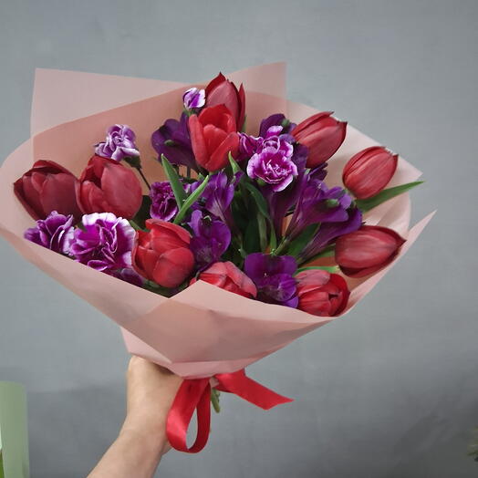 Tulipanes rojas
