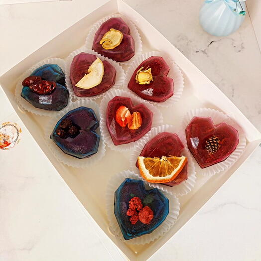 🫐 WOW 🍭 Подарочный набор чайных бомбочек 9 вкусов в подарок маме, бабушке, учителю,  воспитателю, на день рождения,  выпускной 🎓