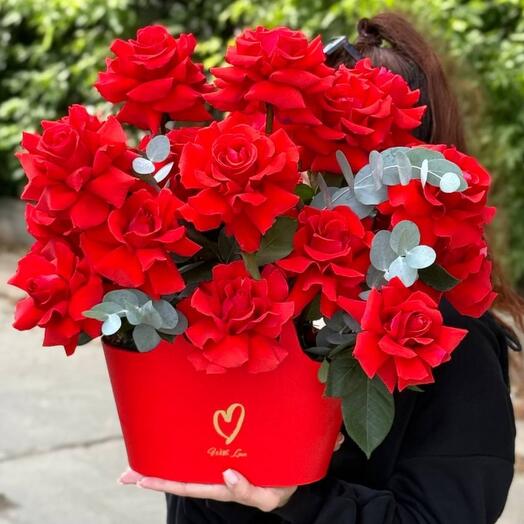 Композиция из французских роз