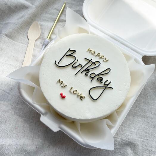 Бенто торт Happy Birthday my love ️
