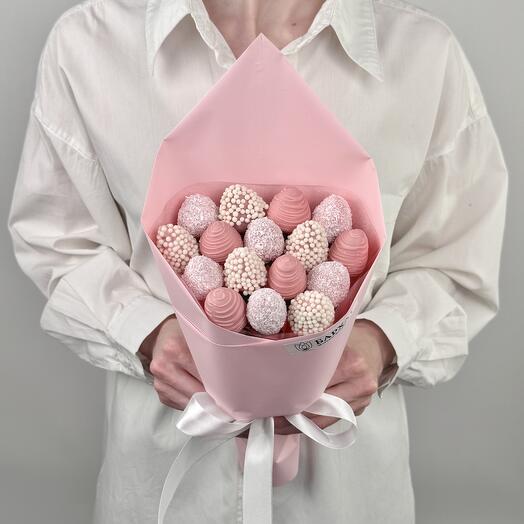 Букет из клубники, клубника в шоколаде Нежный момент