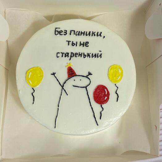 Бенто торт без паники ты не старенький